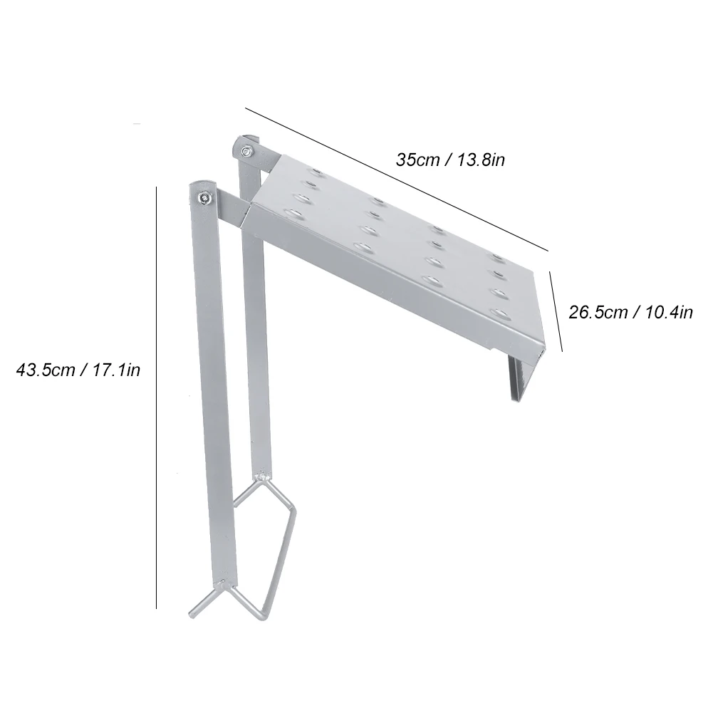 Supporto da lavoro per scaletta resistente Scale antiscivolo mobili Supporto per piattaforma di lavoro Accessorio per edifici