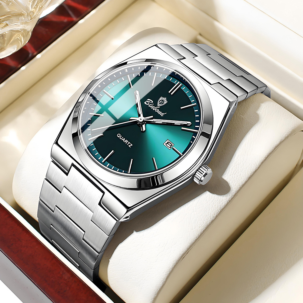 Новые повседневные деловые модные кварцевые наручные часы, серебряные часы, мужские роскошные часы, автоматические часы, мужские подарки Reloj Hombre