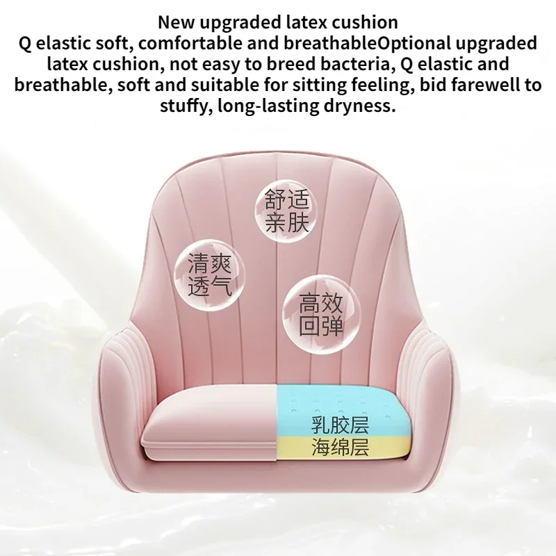 Chair Home Backrest Comfortable Long-Sitting Office Chair College Student Girl Dormitory Study Chairs Makeup Chair Computer