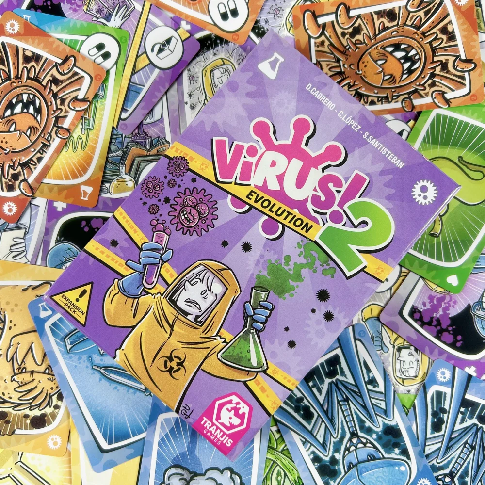 Virus 1 2 3 Brettspiel Das ansteckbare lustige Kartenspiel Spanisches Partyspiel für unterhaltsames Familienspiel Outdoor-Freizeit-Partyzubehör