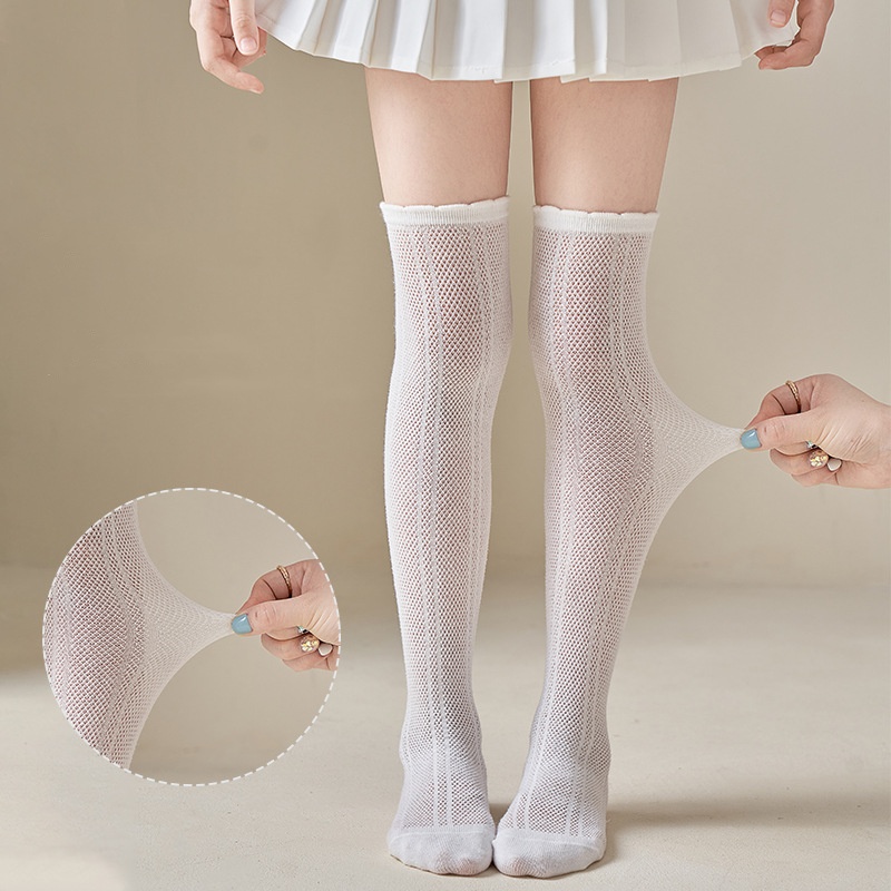 Kinder Mädchen Hohe Lange Socken Prinzessin Mesh Schule Frühling Sommer Kinder Strümpfe