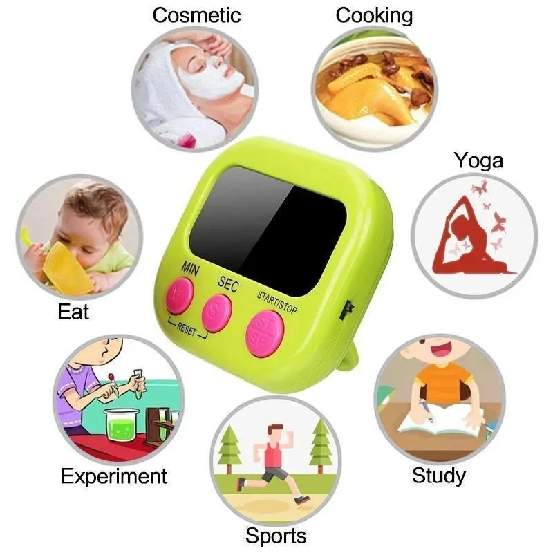 Küchen timer magnetischer LCD digitaler Countdown-Timer Kocht imer Wecker Home Küchen zubehör