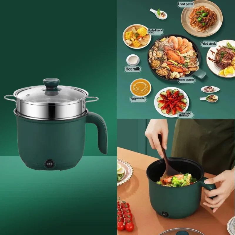 Capacità Mini pentola da cucina domestica Fornello di riso multifunzionale Padella antiaderente Materiale di sicurezza Pentola potabile Utilità Electrice