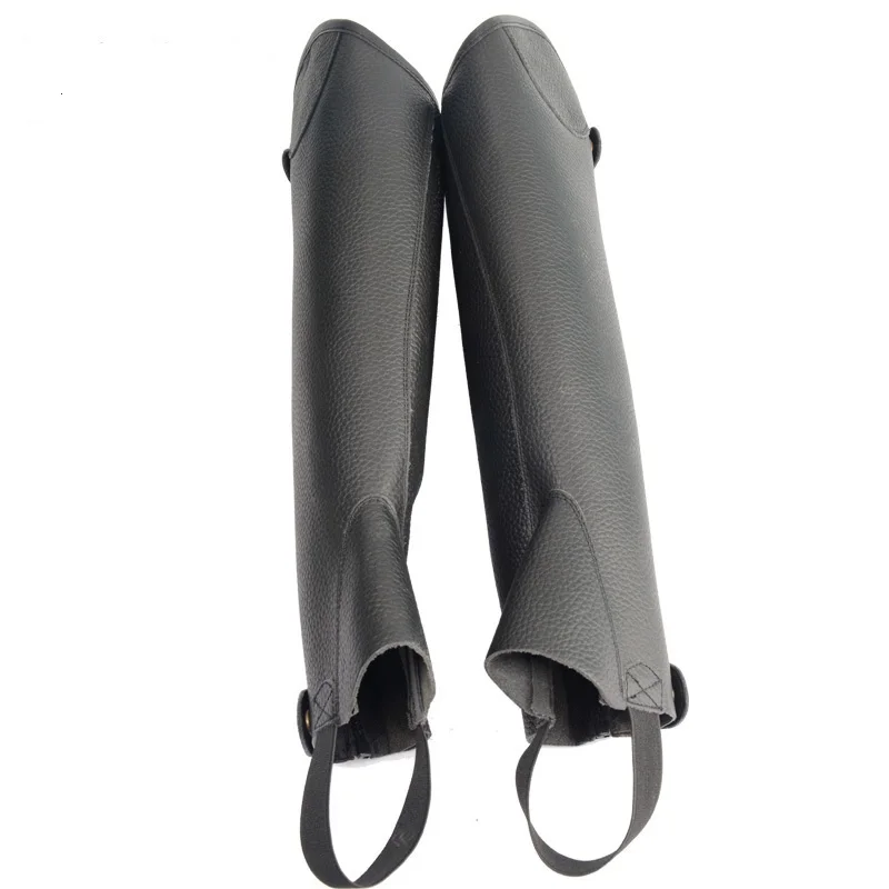 Reitsport-Leggings, Mikrofaser-Rindsleder, langlebig, für Reitstiefel, Körperschutz, weiche Schutzausrüstung, Ausrüstung für Pferde