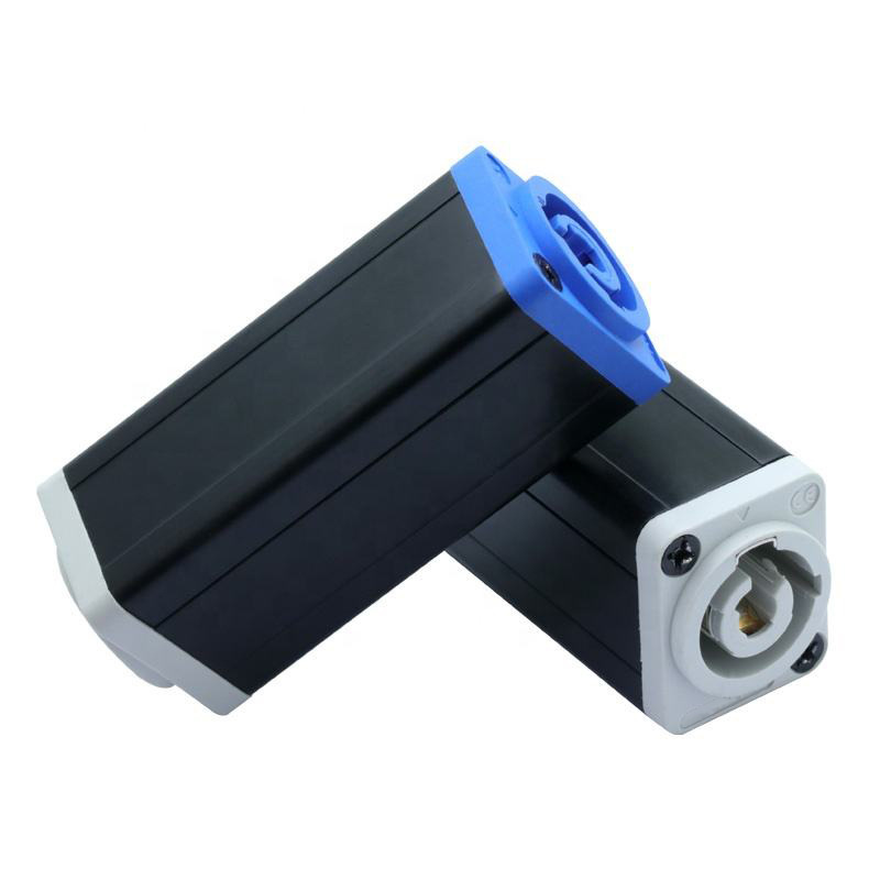 Conector de acoplador powercon, 4 unidades, fonte de alimentação, cabeça de extensão para luz de palco, luz led dmx512, conector de alimentação de luz