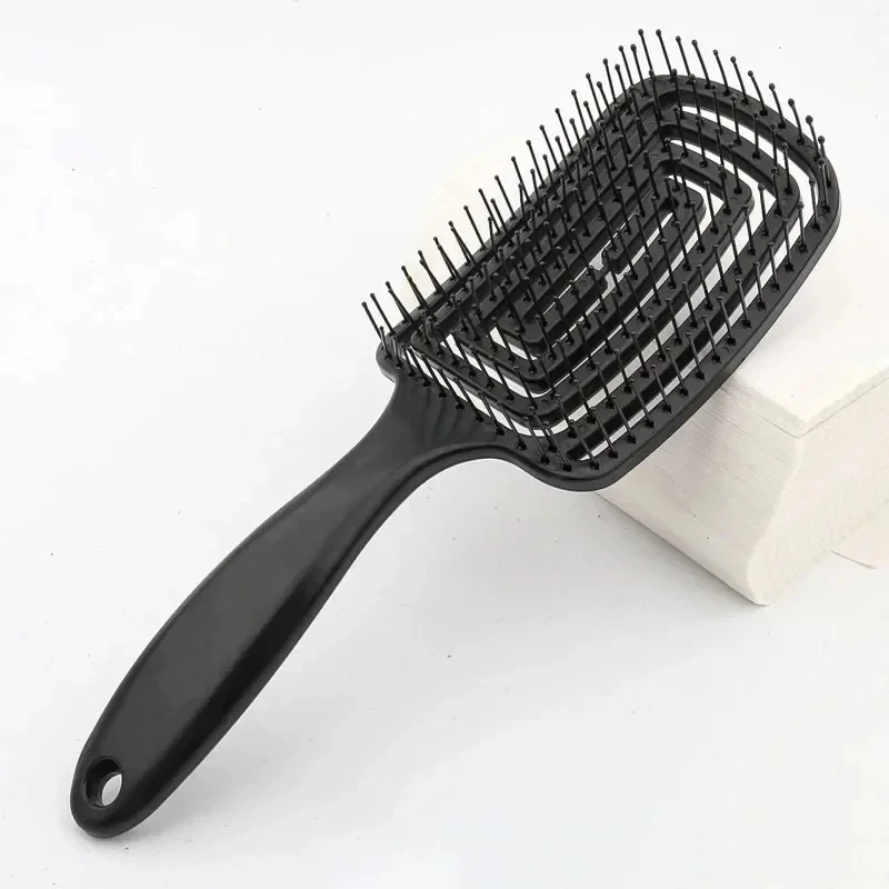 Multifunktionaler Massage-Haarkamm – antistatisches Styling für nasses Haar, Peeling-Salon-Werkzeug für Frauen