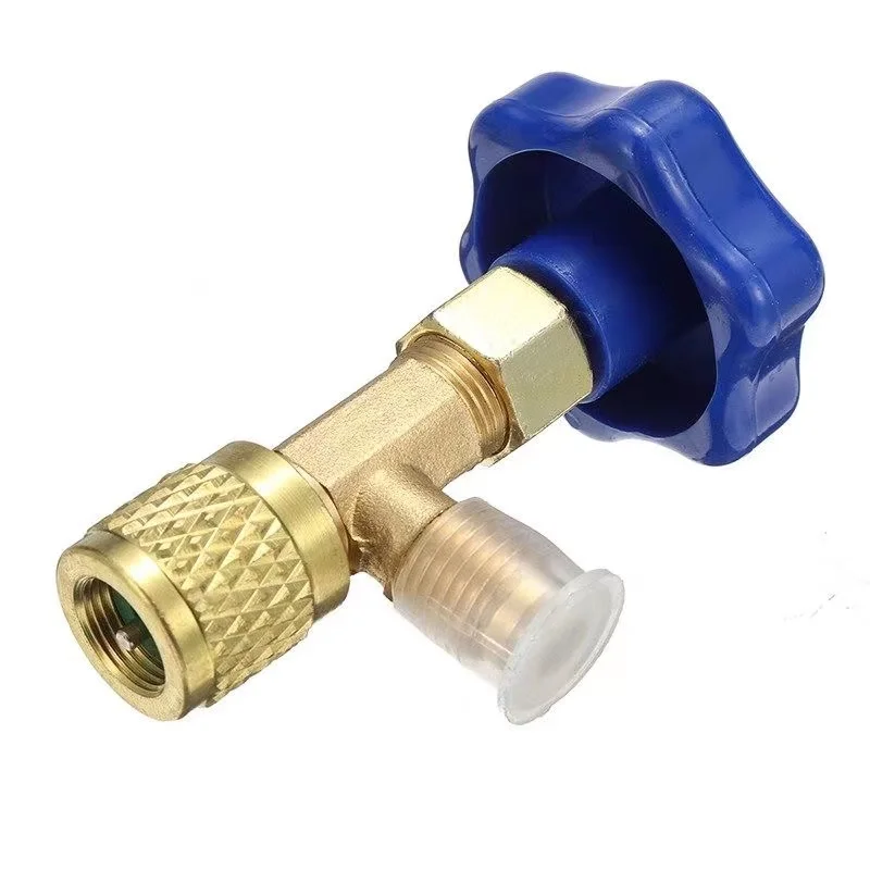 1 stks Lage Druk Doseerventiel Flesopener 1/4 SAE Connector Mayitr Koelmiddel Fles Kan Tap voor R22 R134a R410A Gas