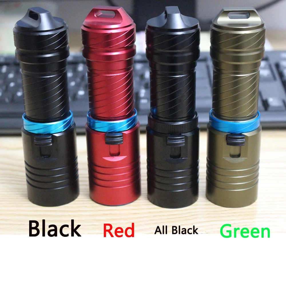 Linterna de buceo IPX8 resistente al agua L2 LED luz de buceo 100M 26650 linterna impermeable Camping pesca antorcha LED
