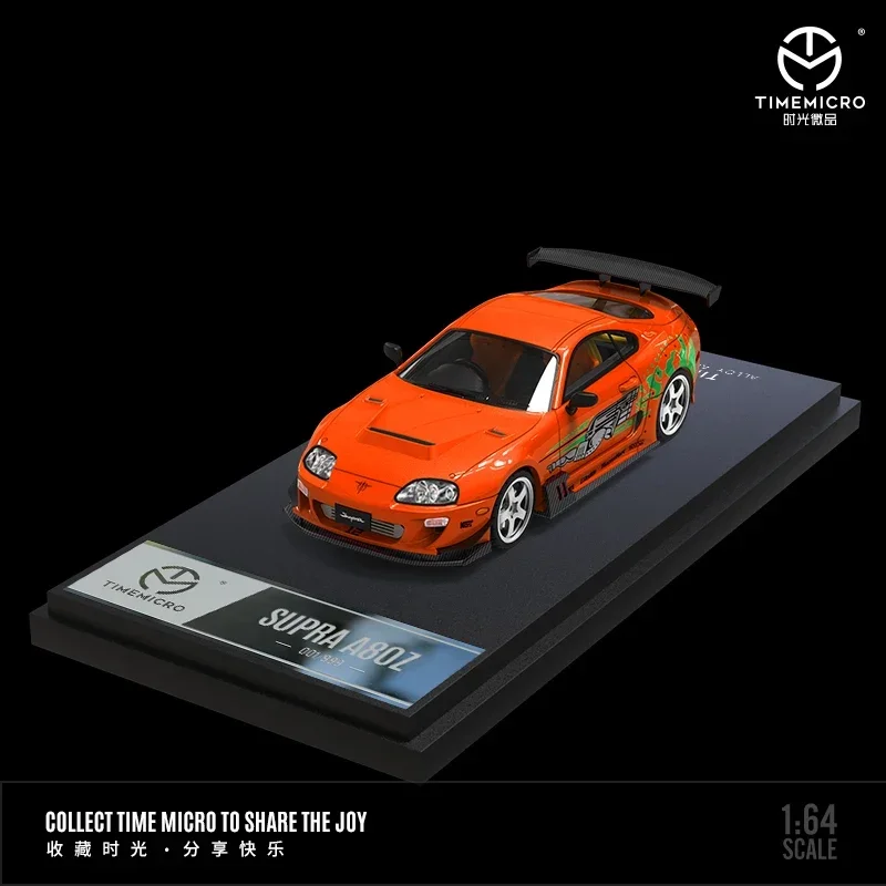 B-M TimeMicro 1:64 Supra A80Z Fast & Furious Paul Walker theme painted alloy model