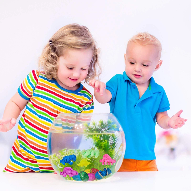 Mini Dinosaur Eggs 2x3cm Soak in Water to Expand Hatching Breaking Shells Children Early Education Toys Growth Cognition TMZ