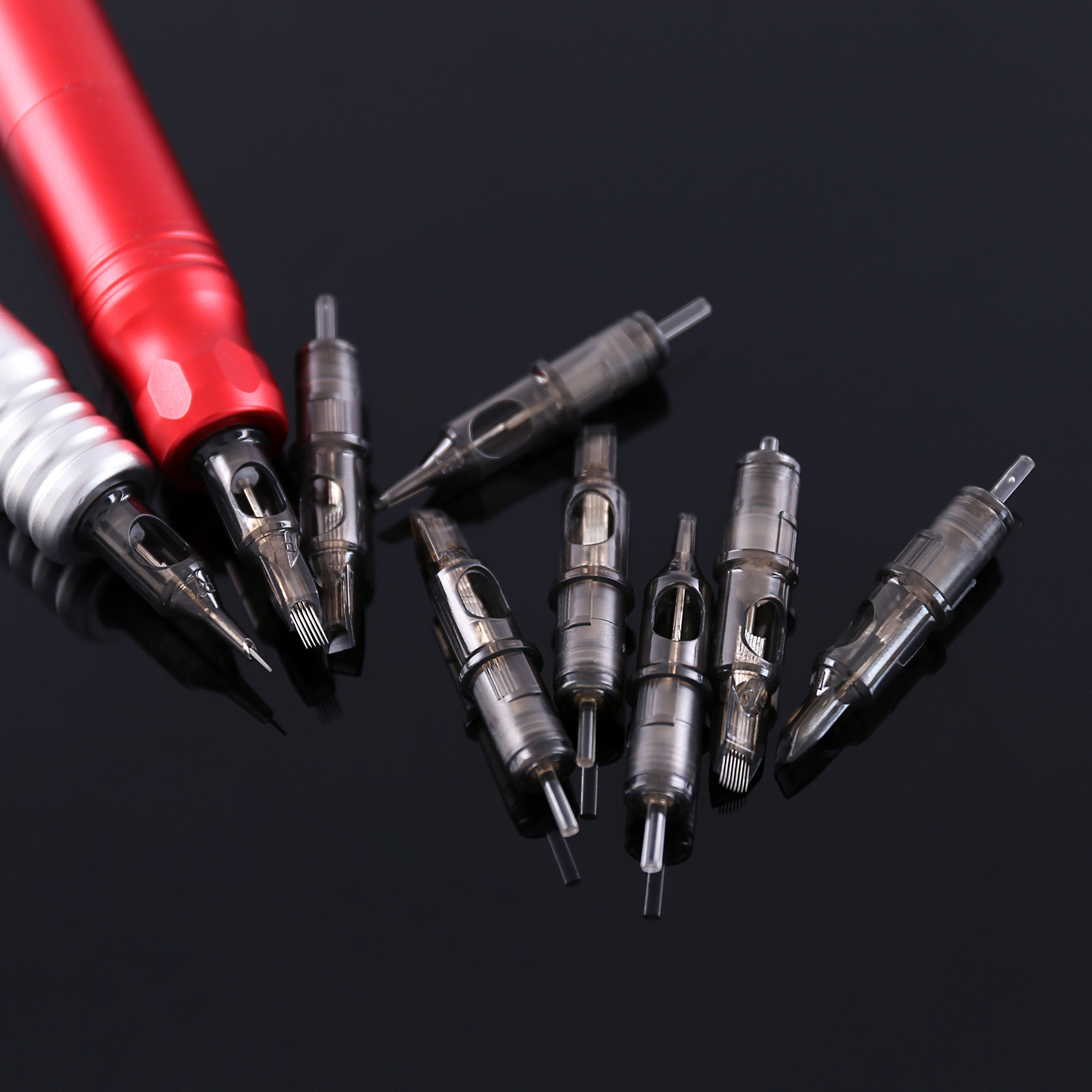 10/20PCS Disposable Tattoo Cartridge Needle Tools Tattoo Needles Round Liner ＆ Magnum(0.35mm needle)RL/RS/RM/M1