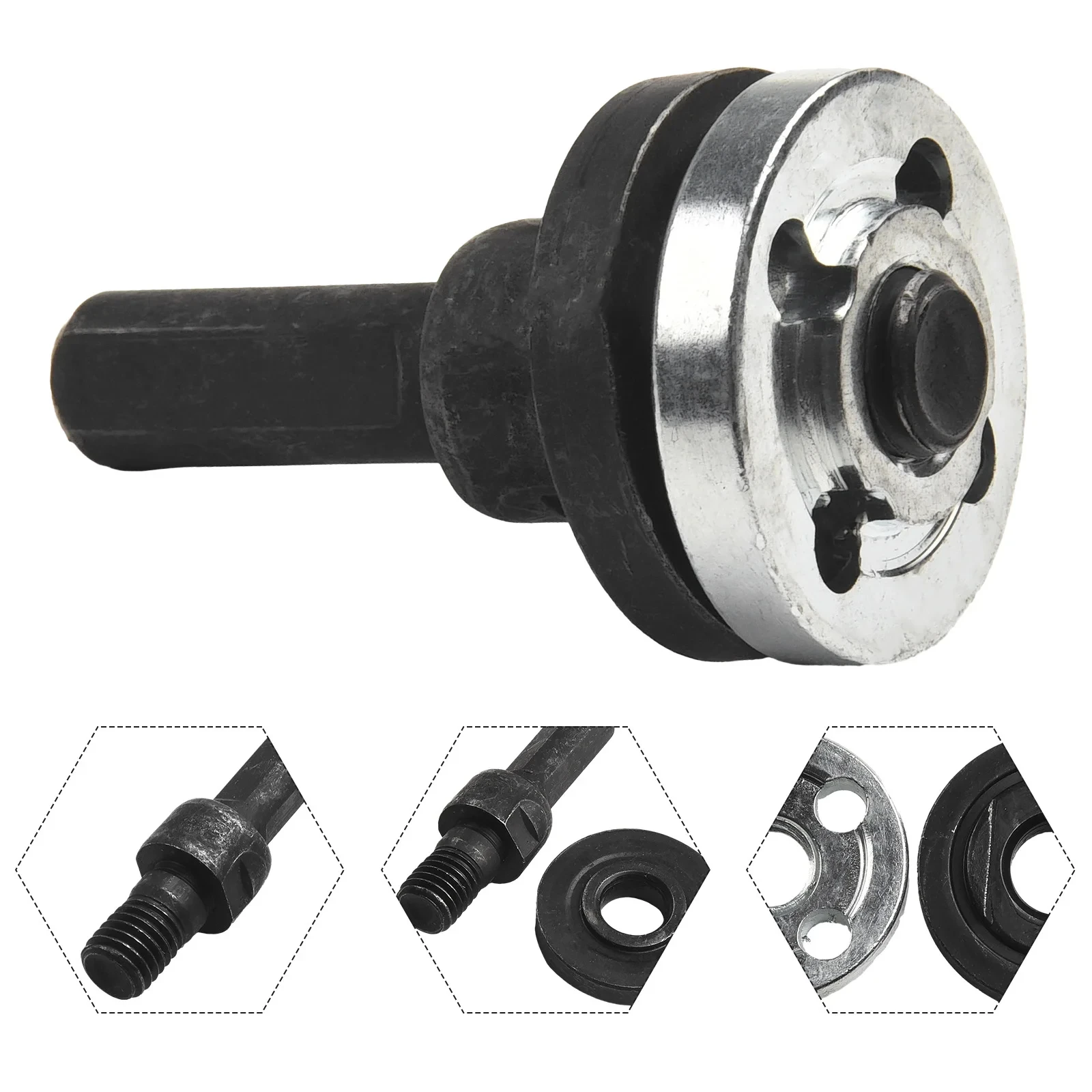 SenNan 10mm Electric Drill To Angle Grinder Connecting Rod Converter Set Grinding Connection Adapter Power Tool For Cutting Disc