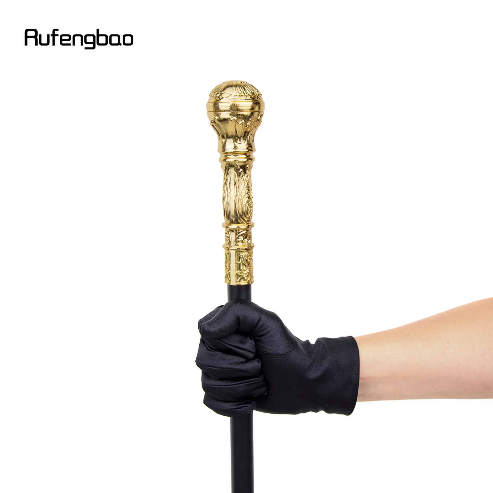 Luxo Rodada Handle Walking Stick, Elegante Crosier Knob, Festa decorativa bengala, Handle Moda, 93cm