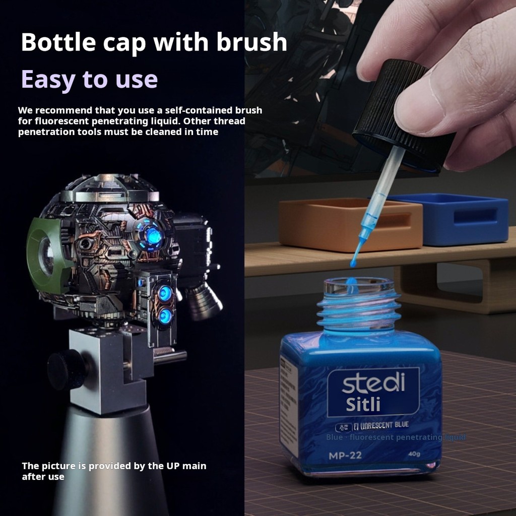 Stedi MP-20~29 40g Fluorescent Panel Liner Paint Water Based Ink for Gundam GK Model Coloring Tools Hobby DIY Model Craft Tools