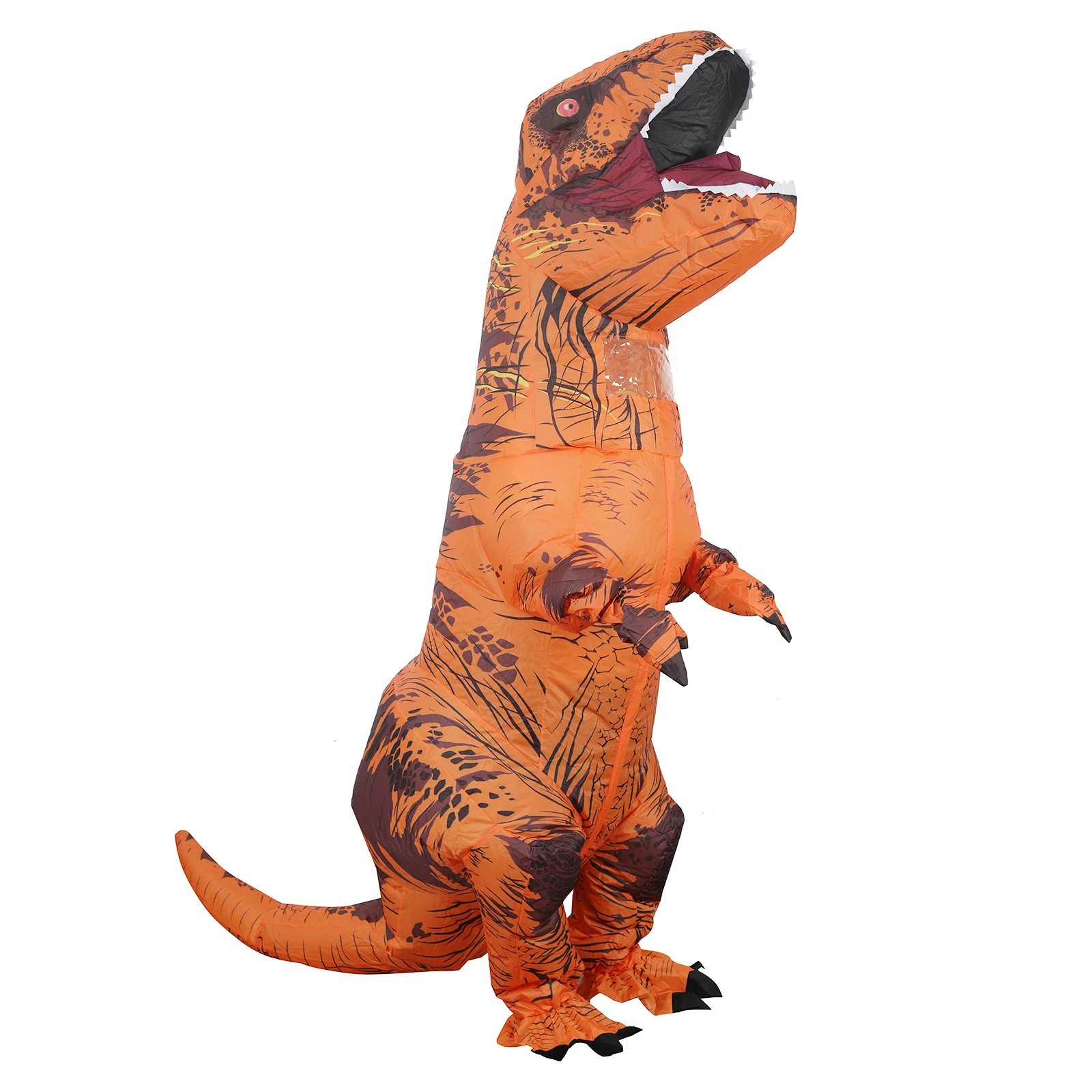 ชุดไดโนเสาร์เป่าลมสำหรับขี่ T-Rex คอสตูมสำหรับผู้ใหญ่ชุดแฟนซีชุดปาร์ตี้มาสคอตวันฮาโลวีน