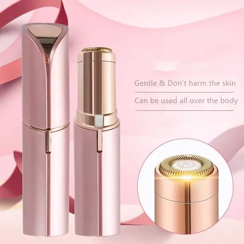 ไฟฟ้าคิ้วTrimmer Mini Eye Browเครื่องกําจัดขนบนใบหน้าลิปสติกกําจัดขนแบบพกพาผู้หญิงไม่เจ็บปวดเครื่องโกนหนวดมีดโกนเครื่องมือ