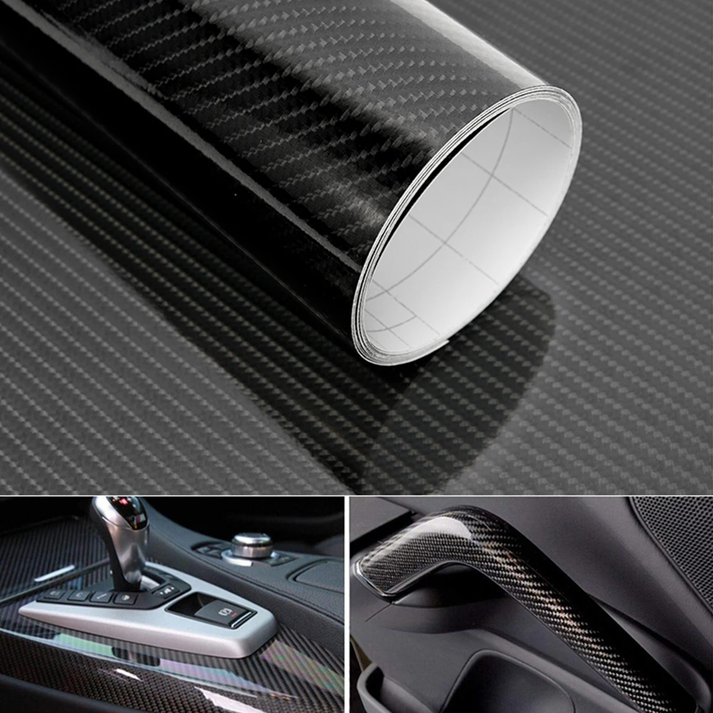 152*10/30 cm 2D 3D 4D 5D 6D Carbon Faser Vinyl Wrap Auto Aufkleber DIY Schutz film Auto Zubehör Motorrad Tablet Aufkleber
