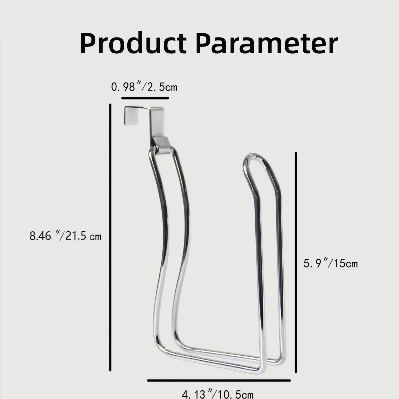 Wall Mount ที่ใส่กระดาษชําระไม่มีเจาะกระดาษทิชชูผ้าเช็ดตัวม้วนตู้ผ้าเช็ดตัว Easy Hooks สําหรับห้องน้ําห้องครัว