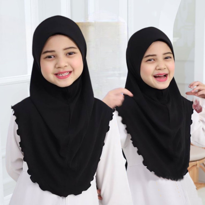 Clearance_H120a meninas grandes chapéus hijab lisos lenço muçulmano lenço islâmico chapéu amira puxar no headwrap linda 10 anos menina sca