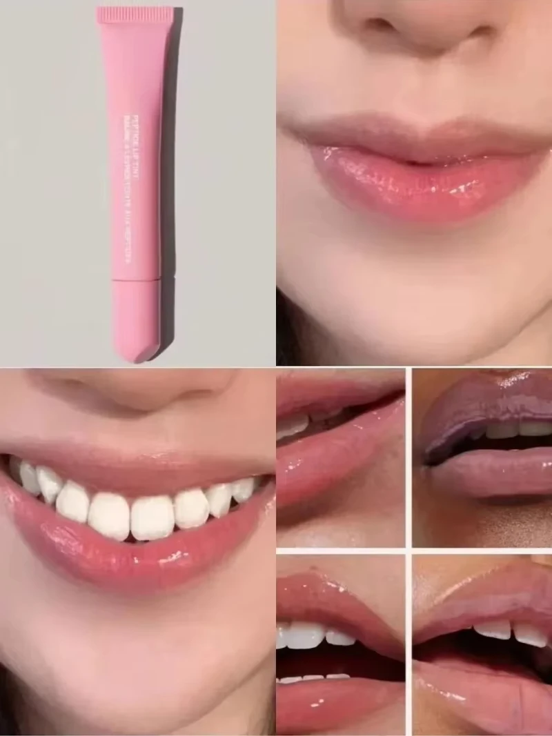 Make-up Lipgloss Lip Plumper Feuchtigkeitsspendender, glänzender, flüssiger, feuchtigkeitsspendender Lippenstift, klare Lippenpflege, Schönheit, getönter Lippenstift, Schönheitskosmetik