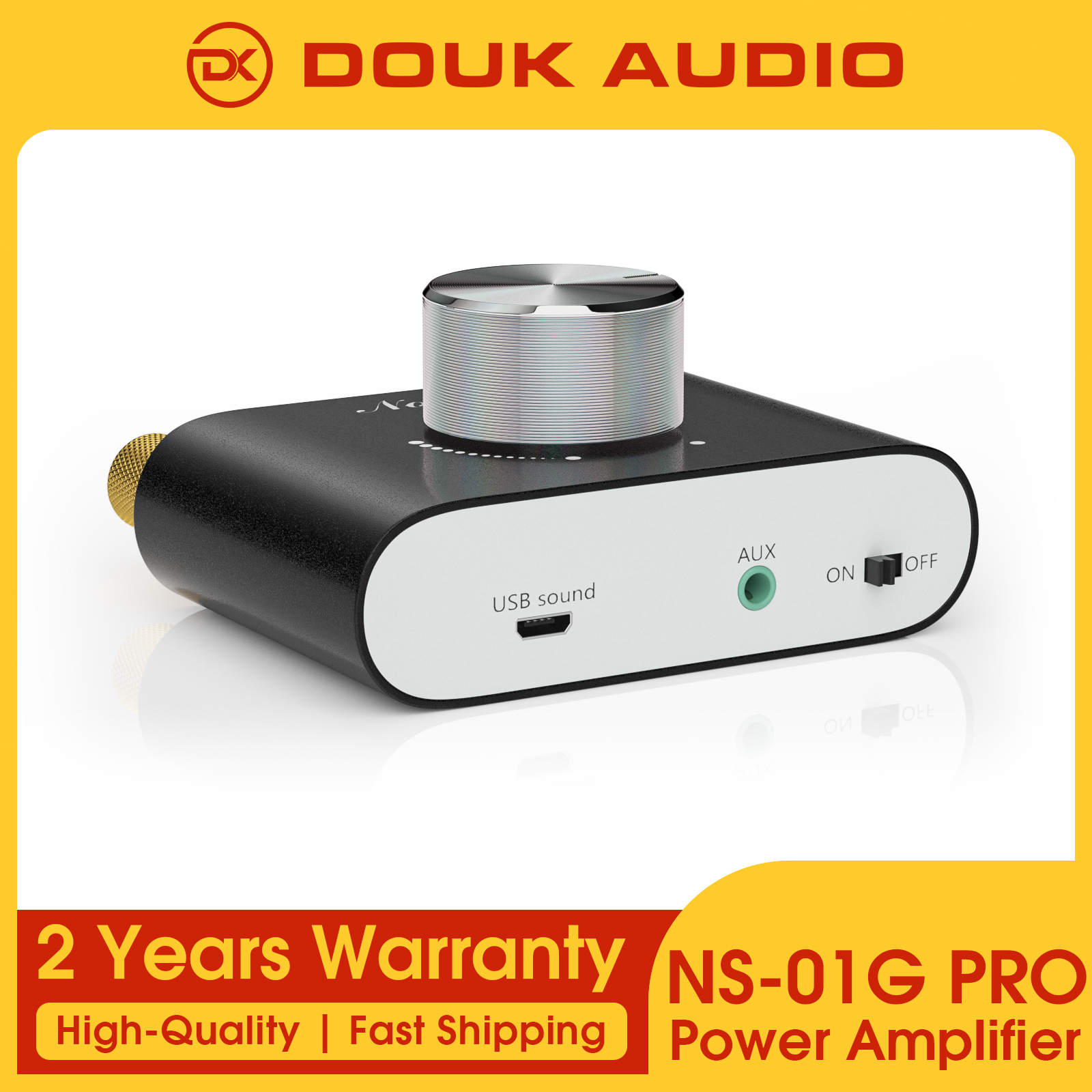 Douk Audio HiFi Bluetooth 5,0 amplificador de potencia Mini TPA3116 Digital Clase D escritorio amplificador de Audio estéreo para el hogar coche 50W + 50W