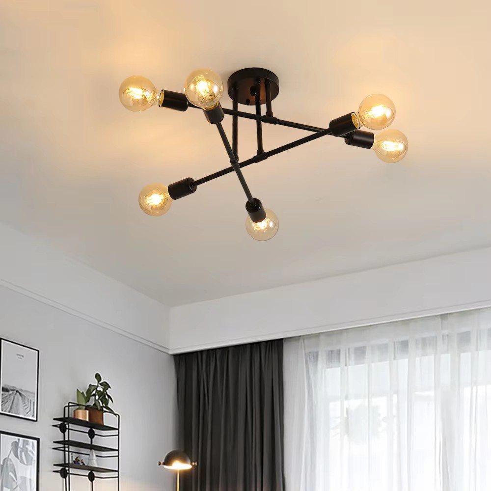 Moderne Decke Kronleuchter E27 Nordic Minimalistischen Eisen Anhänger Lampen Hause Wohnzimmer Dekor Innen Beleuchtung Hängen Leuchte