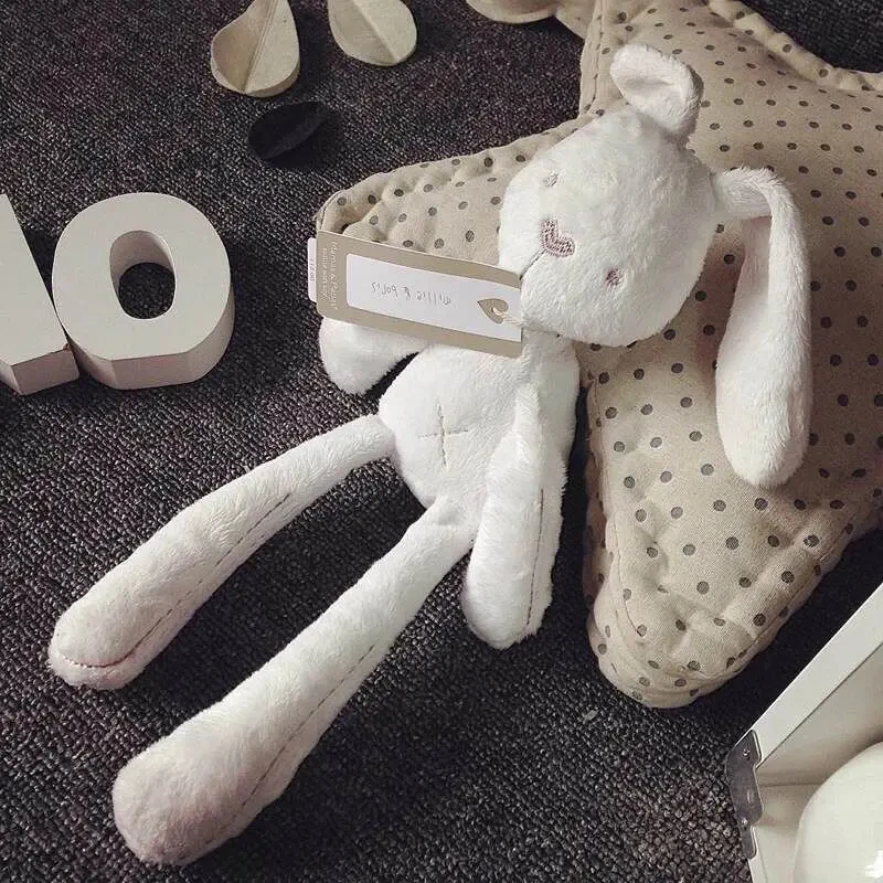 42CM Niedlichen Kaninchen Puppe Baby Weiche Plüsch Spielzeug Für Kinder Beschwichtigen Schlafen Krippe Stofftier Baby Spielzeug Für Kleinkinder geburtstag Geschenk