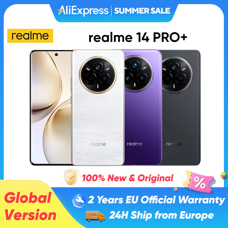 [Estreno mundial] Smartphone realme 14 Pro Plus Snapdragon ® 7s Gen 3 5G 6000mAh 50MP Sony 3X Periscopio 6.83" pantalla curva 120Hz