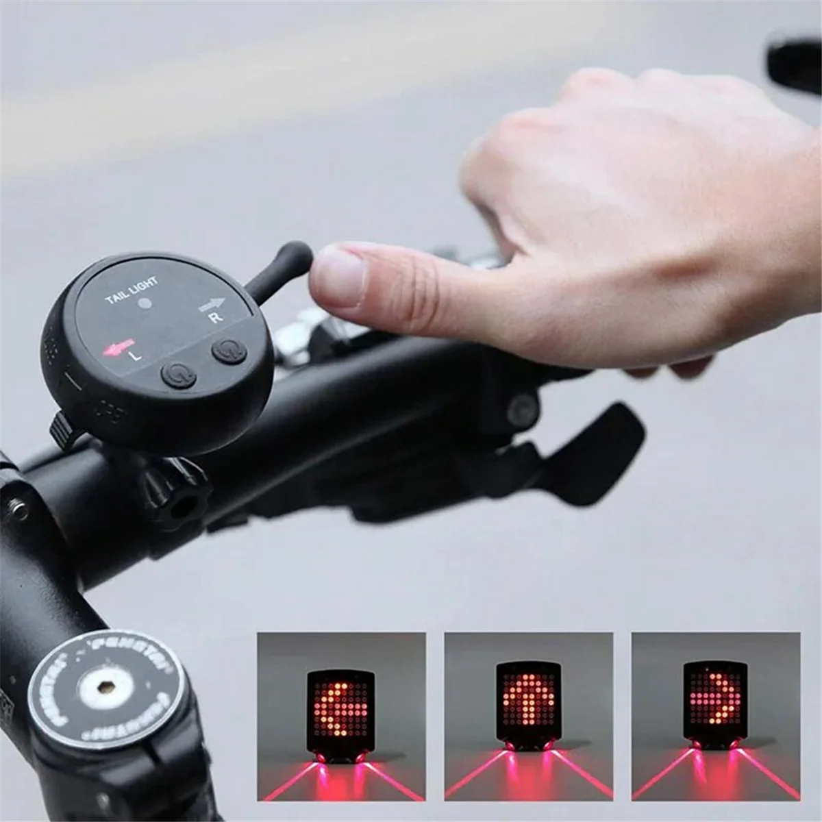 Neue Fahrrad Warnung Rücklicht USB Aufladbare Smart Wireless Fernbedienung Blinker Warnung Bremslicht Reit Ausrüstung