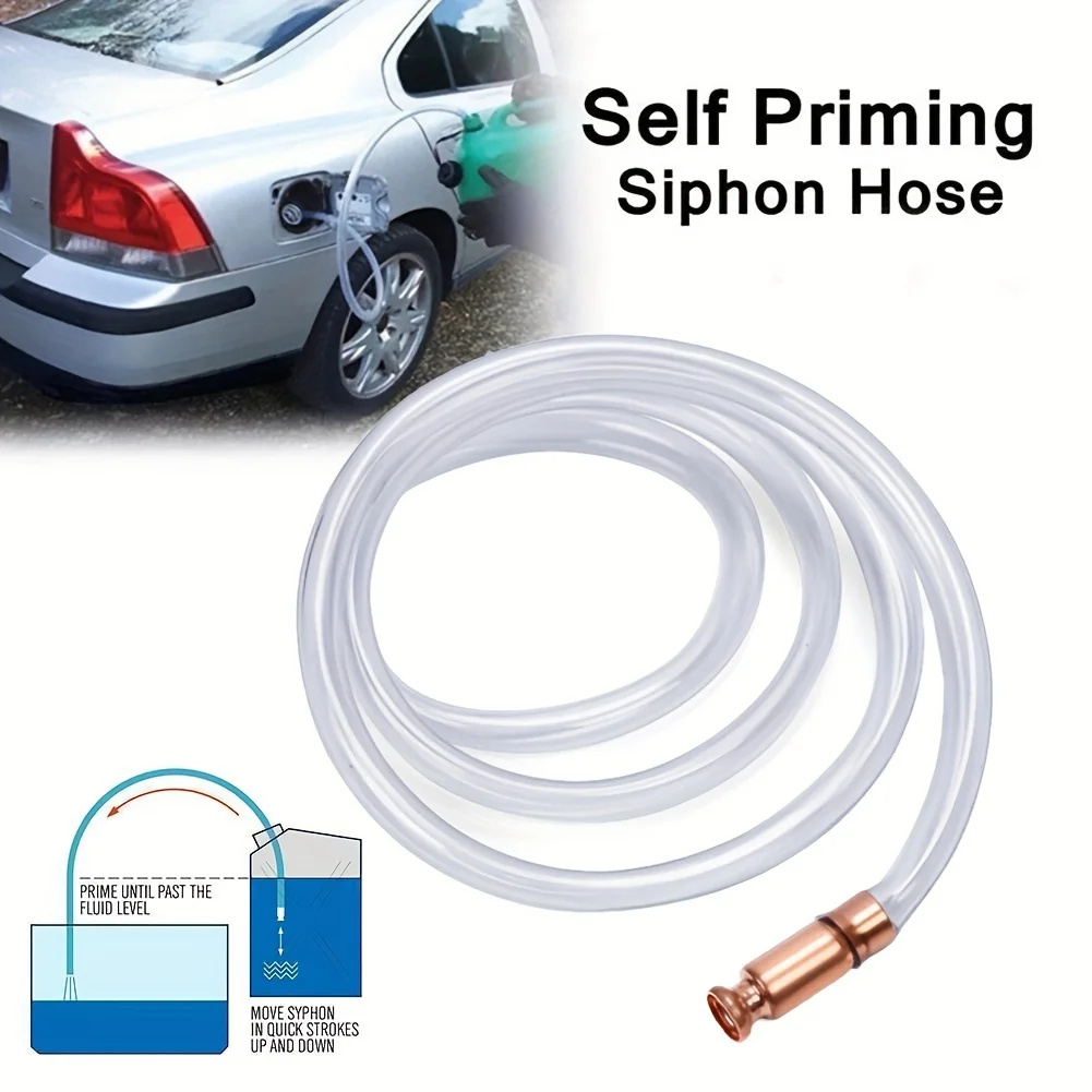 Extrato sem esforço de óleo com nossa bomba de sucção de óleo para automóvel - Extrator manual com tubo de reabastecimento de sifão de cobre vermelho