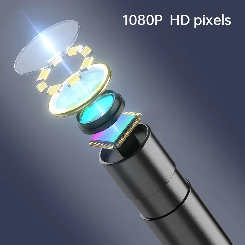 4.3IPS 화면, 산업용 내시경, IP67 방수 LED 카메라 HD1080P 파이프, 하수구 차량 검사, 내시경