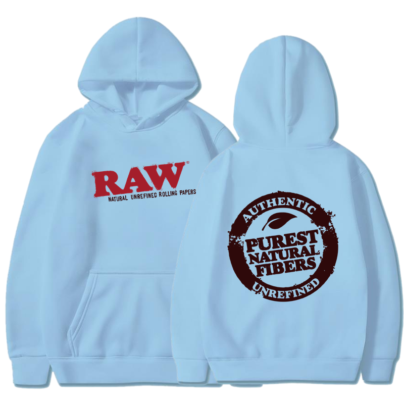RAW Fashion Bluza męska Polar Fleece Hooded Harajuku Hip Hop Casual Męska damska bluza z kapturem Wysokiej jakości bluza z kapturem