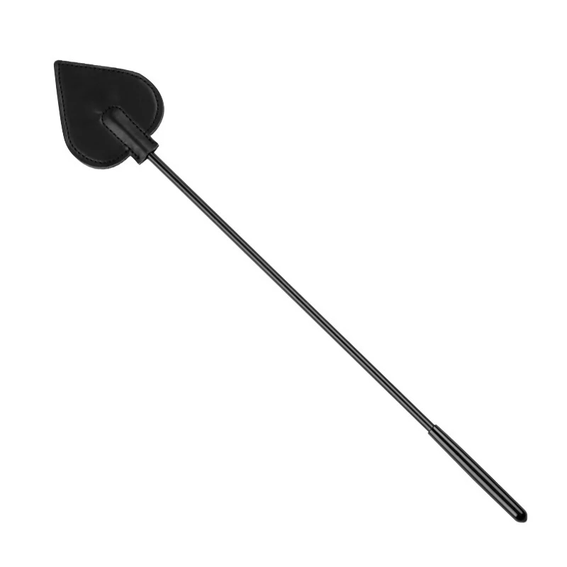 Paletas de cuero Pu de plumas, látigo para azotar, juego de rol, montar a caballo para entrenamiento de caballos, bate ecuestre