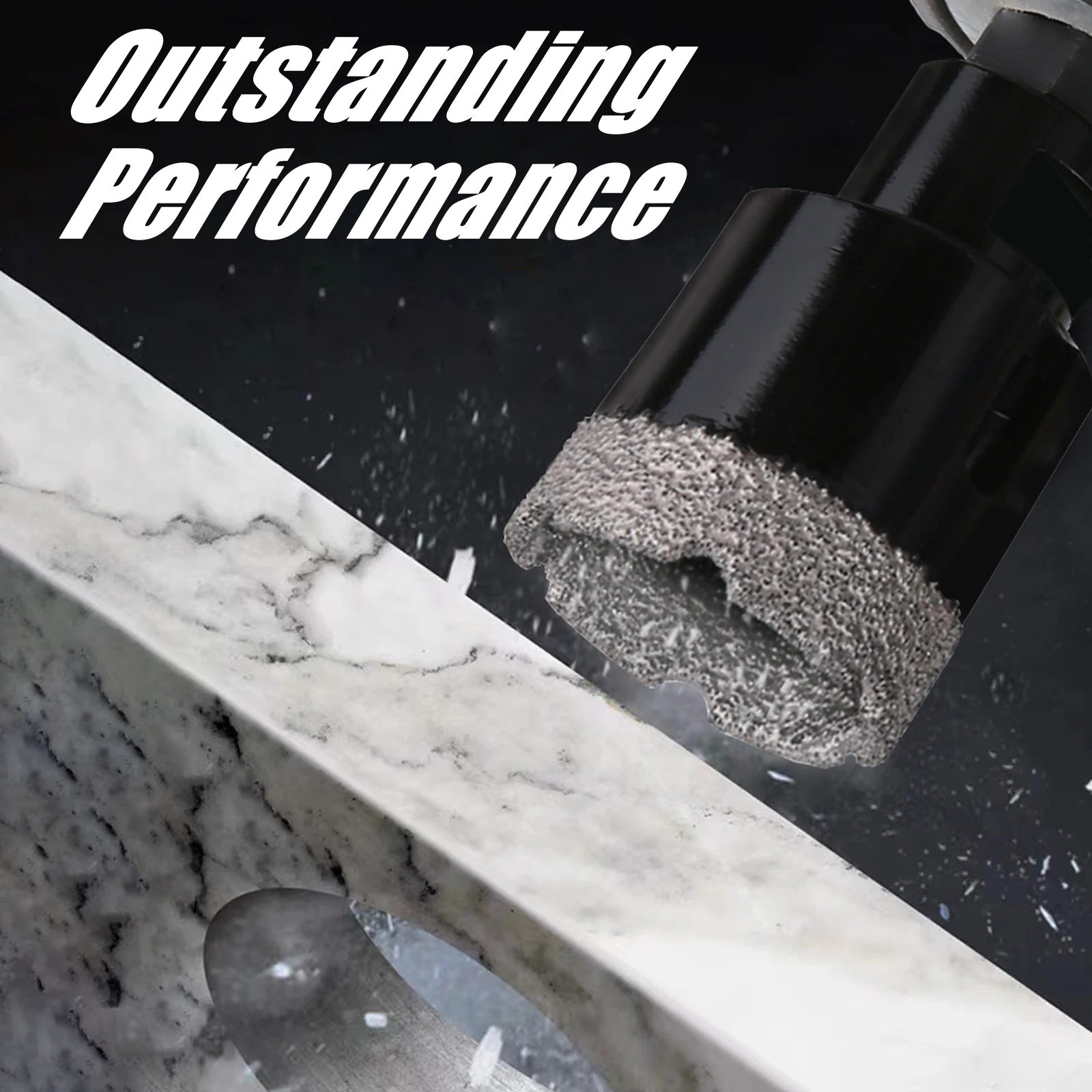 5-130 มม.M14 ด้ายแห้งสูญญากาศ Brazed Marble ก่ออิฐรูเปิดเพชรเจาะ Core Bit สําหรับกระเบื้องเซรามิคหินแกรนิตหินอ่อน