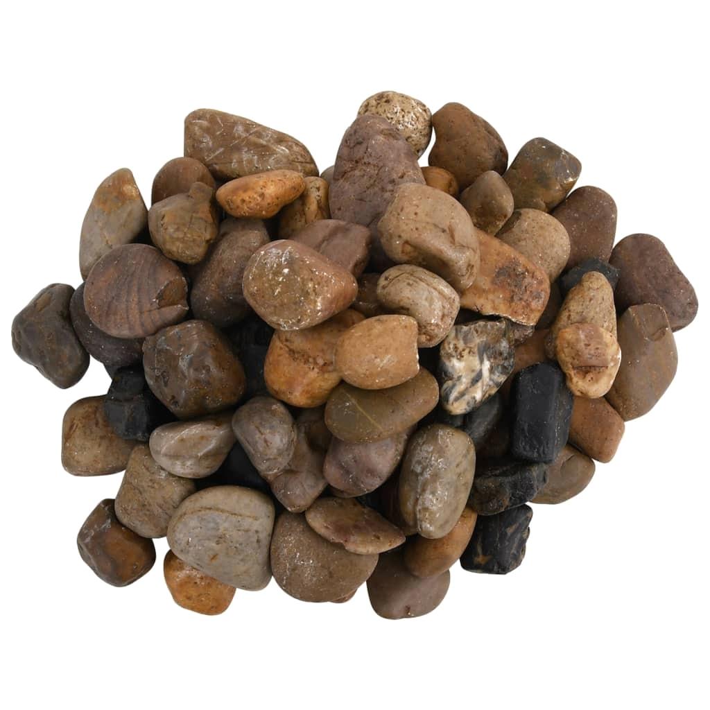 10KG Mixed Color Polished Pebbles 2-5CM