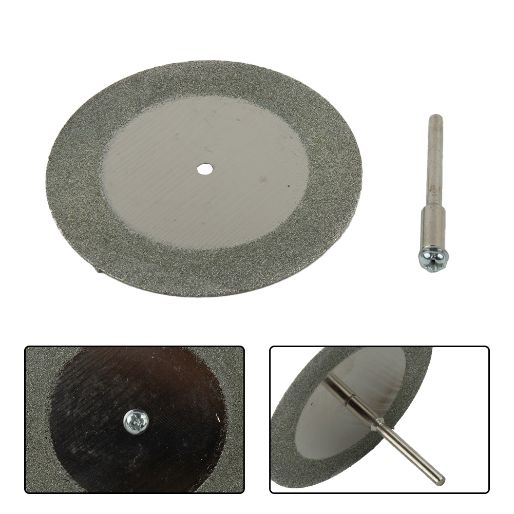 Mini set di dischi da taglio diamantati per accessori rotanti Dremel 40 50 60mm mola diamantata lama per sega circolare rotante abrasiva