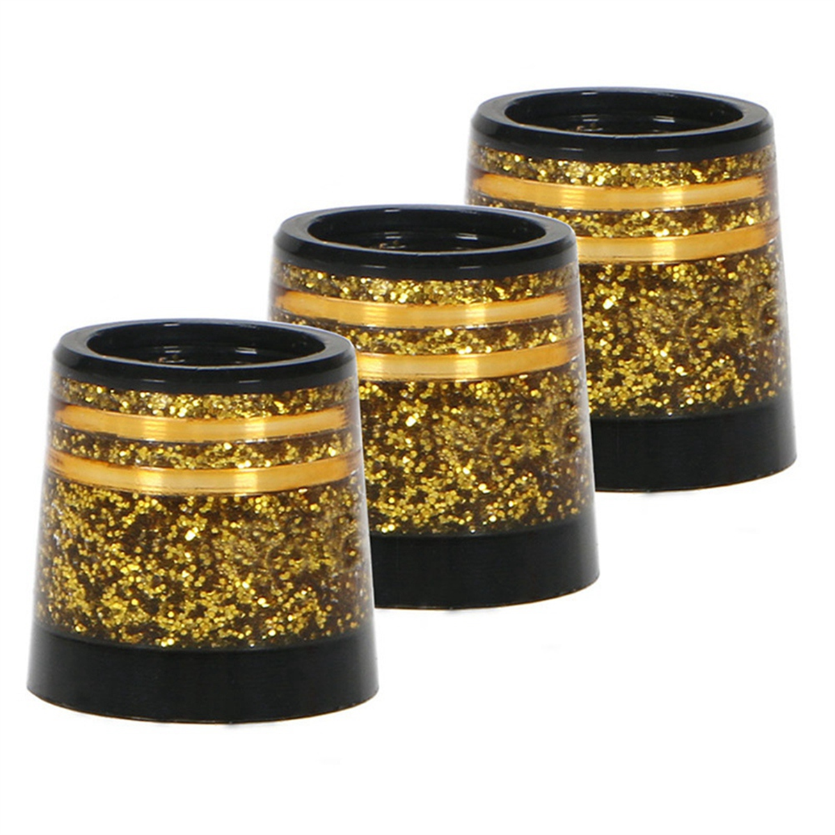 BAAU 30 個ゴルフフェルール先端サイズ 0.370 ゴルフスリーブフェルールゴルフアイアン用高品質クラブシャフトアクセサリーゴールド