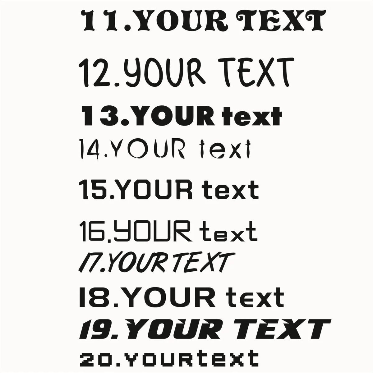 Custom Text WEBSITE FACEBOOK Instagram name logo X YouTube Snapchat Decal car bike sticker Twitch Seat Helmet Decal accessories