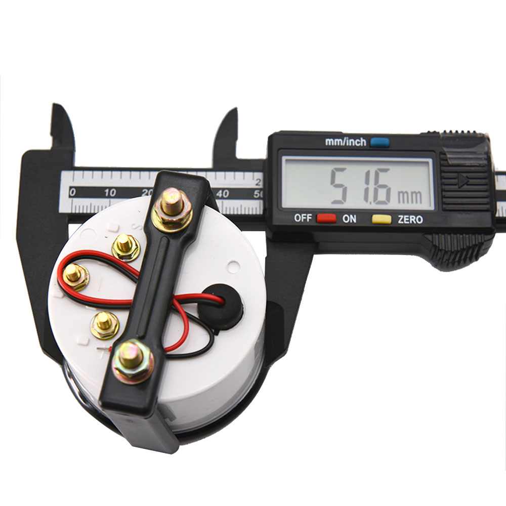 ユニバーサル 2 "52 ミリメートル燃料レベルゲージ自動車メーター燃料フロートセンサー 240-33 オーム白色 LED ライトポインター燃料ゲージガソリン 12V