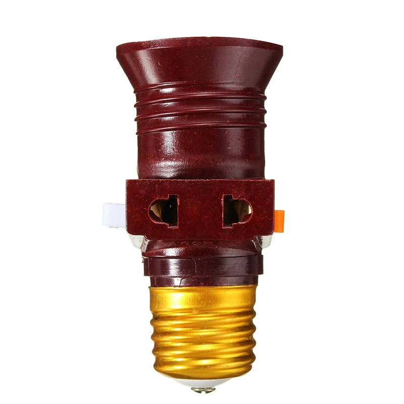 1PCS 111V- 240V E27 Screw Bulb Holder Convert To With Switch Lamp Socket LED Bulb Adapter With Switch Lamp Bulb Socket Adapter
