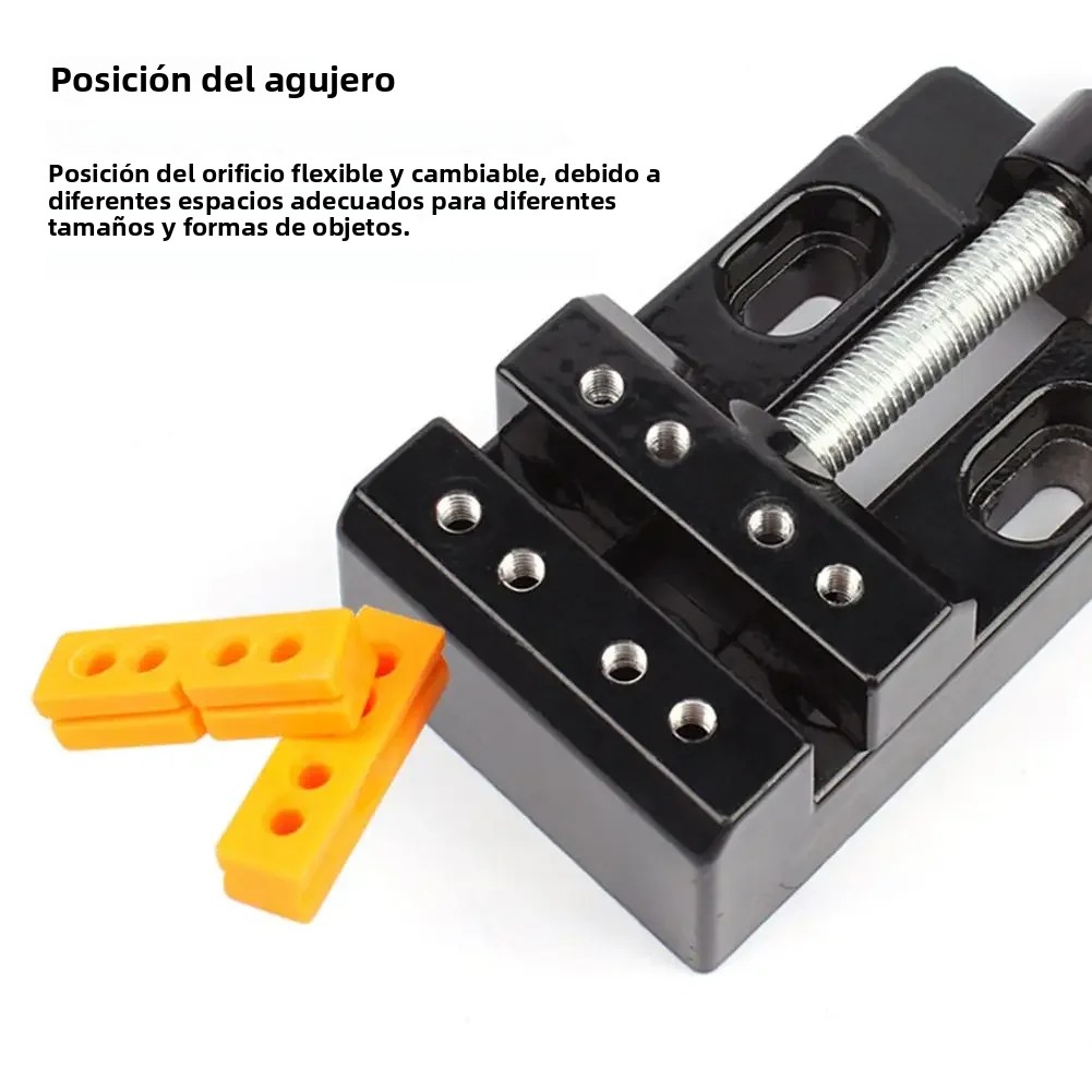 Mini alicates de tornillo de banco de mesa de 57mm, abrazadera de banco Universal, prensa de taladro para tallar mandíbula, herramienta manual de carpintería para proyectos de bricolaje