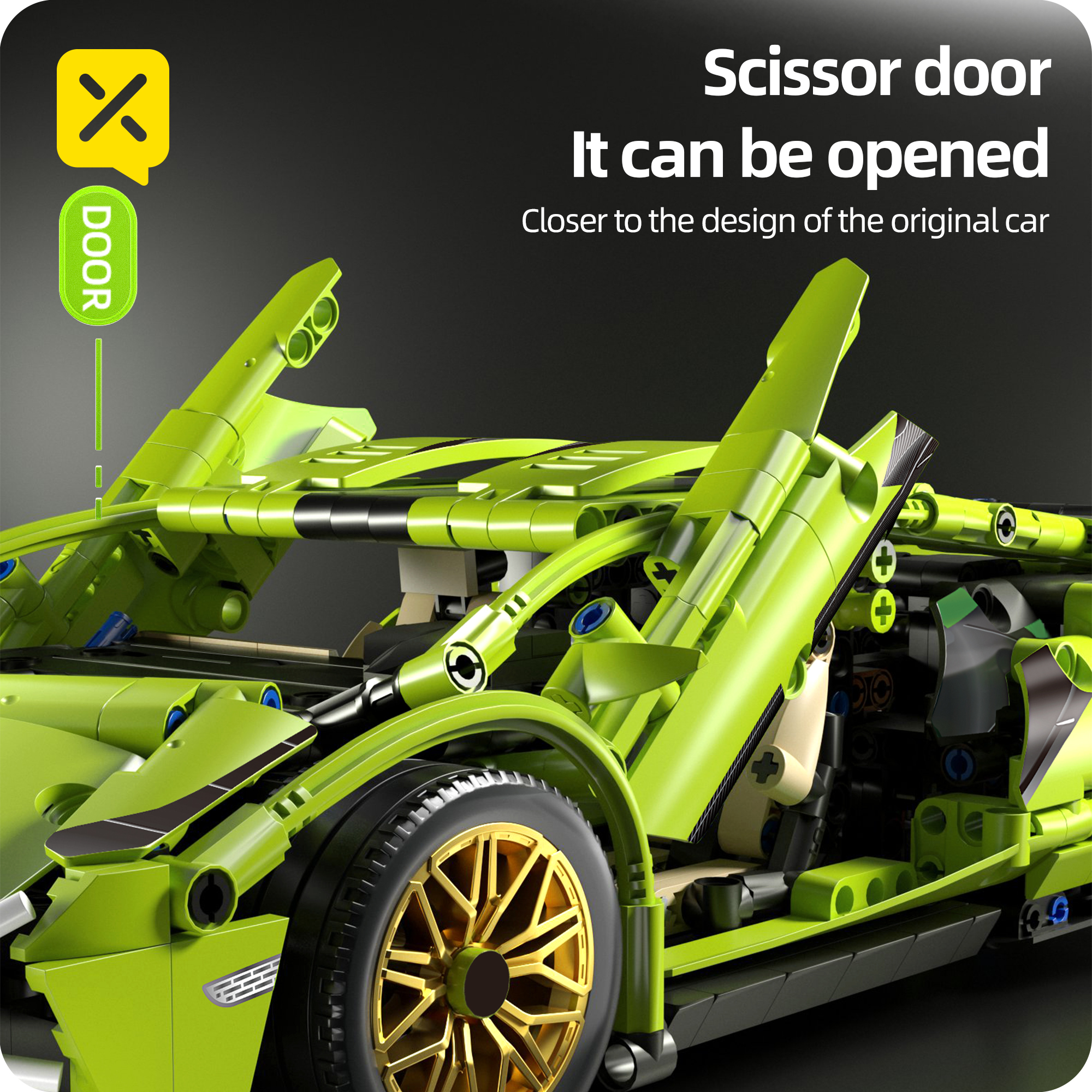 ToylinX การวิเคราะห์ Building Blocks Racing กีฬารถความเร็วรุ่น City Mechanical Super ของเล่นคริสต์มาสฮาโลวีนอีสเตอร์