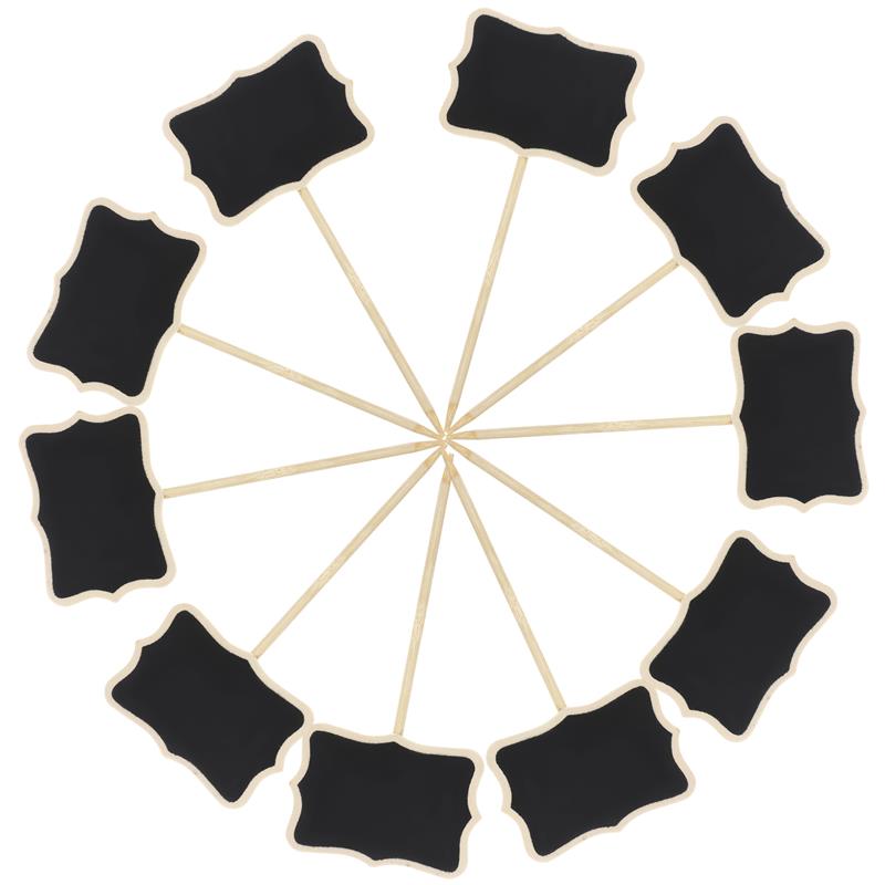 メッセージボード用ミニ黒板黒板、値札、植物タグ、家庭や庭用黒板、10個