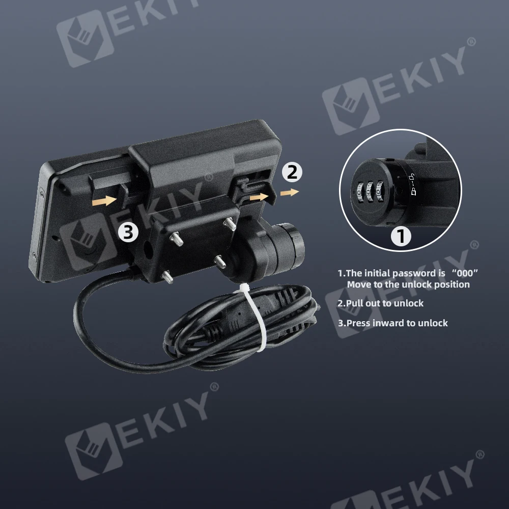 EKIY-Soporte Universal para motocicleta, accesorio Original Compatible con BMW, Carplay y Android Auto R1200/ R1250