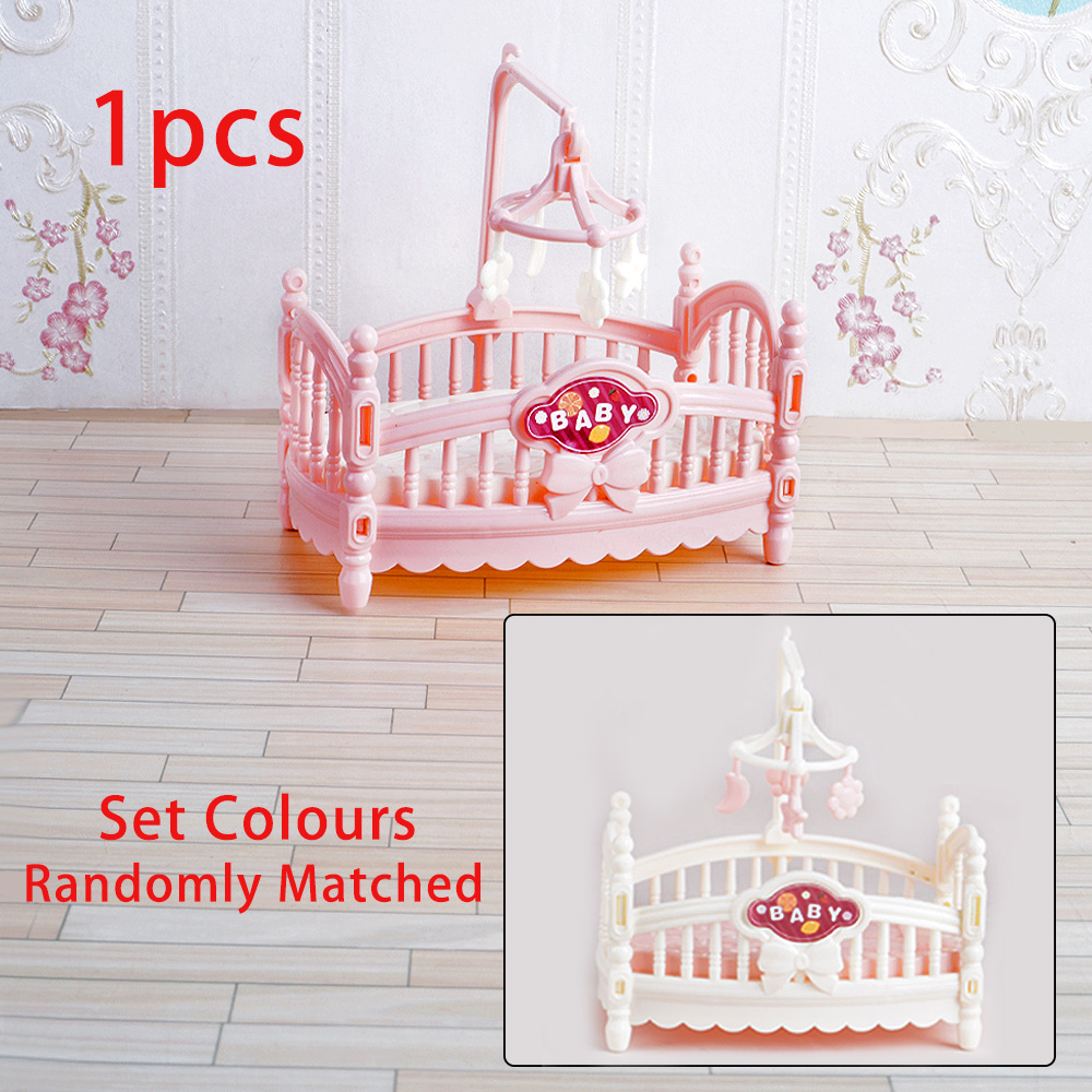 1:12 Casa delle bambole Camion dei gelati Lettino Simulazione Scena in miniatura Display Dessert Auto Letto a castello Bagno Cucina Giocattolo per ragazza