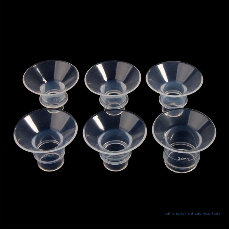67JC Breast Silicone Flange Inserts Feeding Accessories & Part Electric Breastpump Flange Insert Seamless Connector