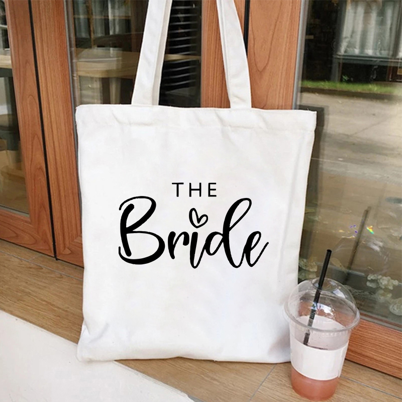 チーム花嫁グラフィックガールズシングル別れハンドバッグ独身パーティートートバッグ原宿ショッピングバッグ女性 EVJF ショルダーバッグ