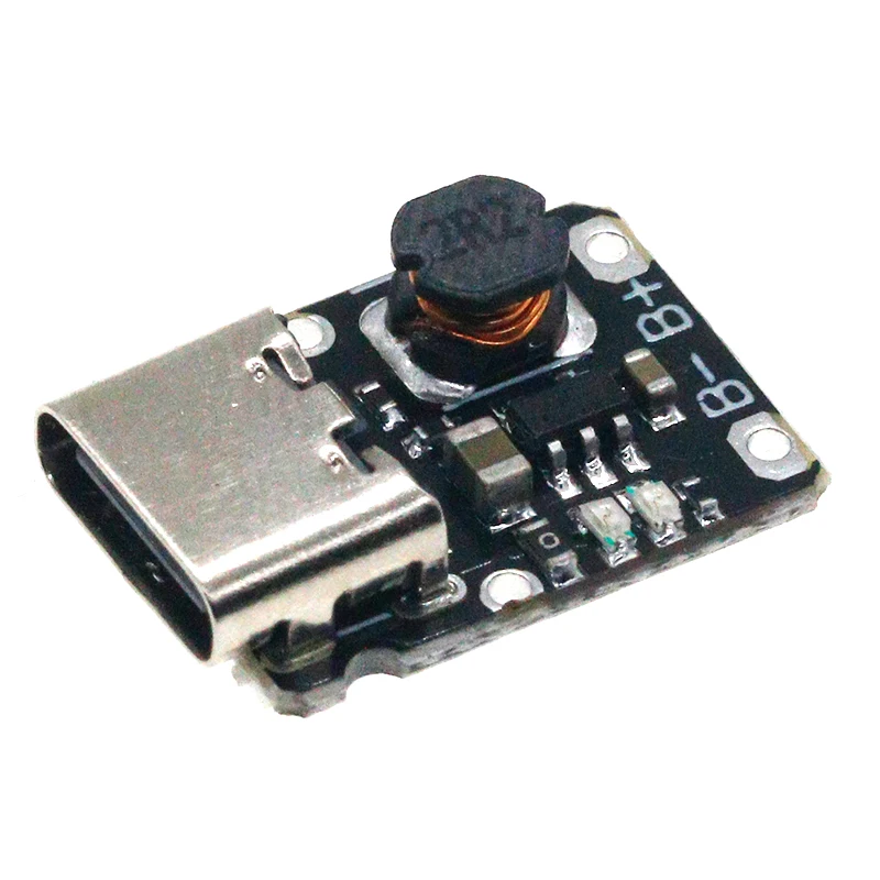 5PCS Mini lithium battery charging module with 5V output boost 18650 type-C with protection