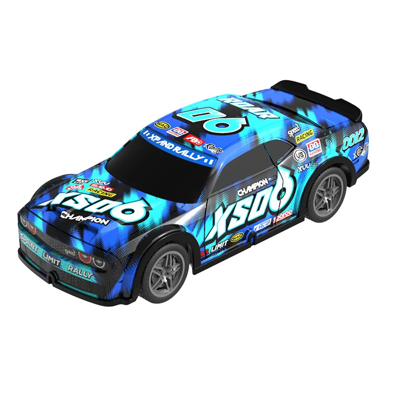 Mobil Remote Control P222 27MHz, mainan RC kendali jarak jauh 1/22 4WD, mobil balap dengan lampu menarik untuk hadiah anak-anak dan dewasa