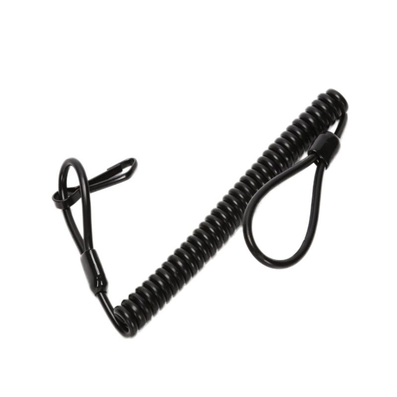 Correa para pistola táctica de policía, cordón elástico de resorte, accesorios de caza con hebilla, resorte de goma de seguridad para acampar